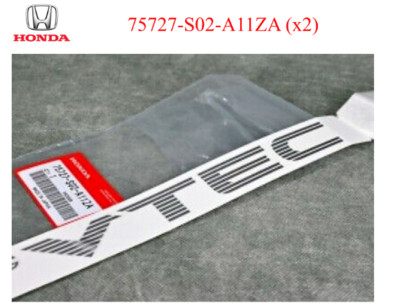 Honda Genuine OEM CIVIC SI EK DOHC VTEC Sticker 2 QTY Set ☆ 75727