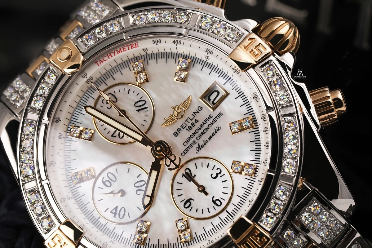 Breitling 1884 diamond watch sale