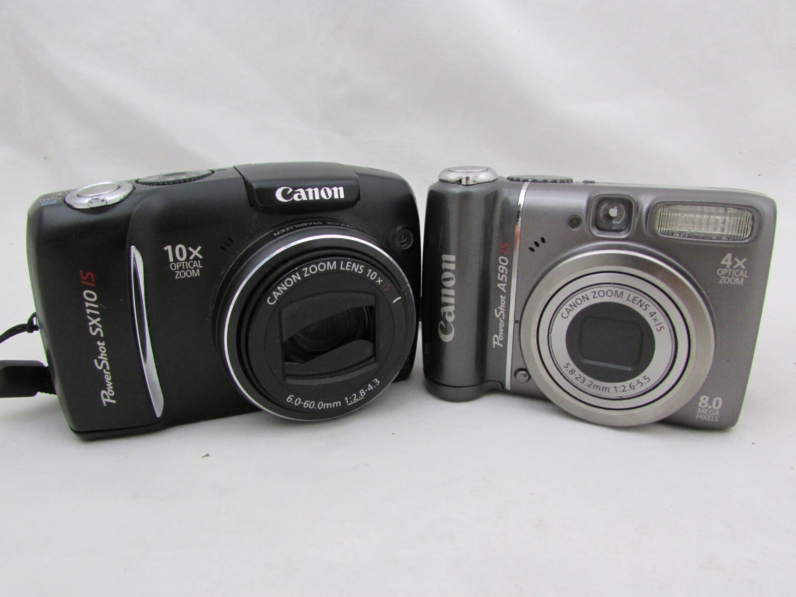 Canon PowerShot A590 and SX110is eBay