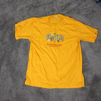Vintage Bahamas Shirt Mens Large Graphic Caribbean Dorset