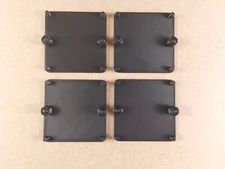 [4 Pack Large] Quick Release Pedal Mounting Plates for Temple Audio