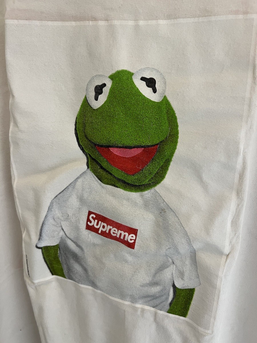 2008 Supreme Kermit The Frog White Large L T-Shirt Tee Vintage | eBay