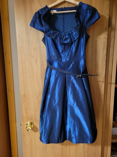 Blue Vintage Short Cocktail Dress size 
