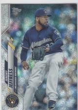 2020 Jeremy Jeffress Topps RETAIL FOILBOARD Parallel /264 #191 Milwaukee Brewers