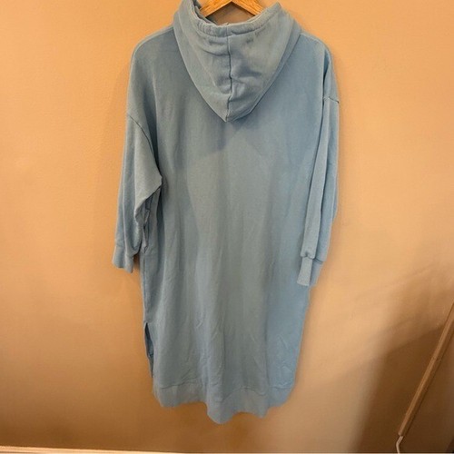 Nap Loungewear Womens Long Sweatshirt Hoodie Dress Blue Size Small New with Tags - Picture 2 of 8
