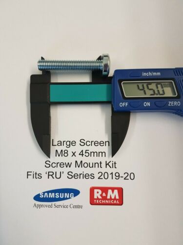 Samsung UE43RU7020 UE50RU7020 UE55RU7020 UE65RU7020 Kit viti montaggio a parete RU NU - Foto 2 di 5