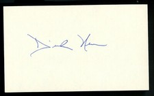 Dick Nen signed autograph auto 3x5 index card Baseball Player 9828