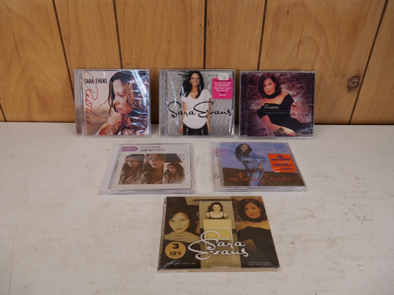 Lot 6 Sara Evans CD Greatest Hits, Reckless, Born to Fly, Suds In The Bucket NEW