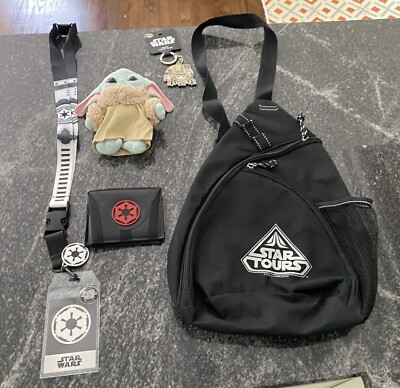 Disney World Hollywood Studios Star Tours Bag Keychain Lanyard