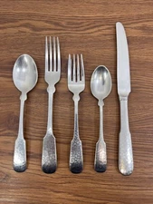 TOWLE HAMMERSMITH GERMANY 5 Piece Place Setting  18/8 Knife Forks Spoons (B)