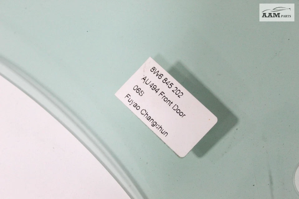 2018-2023 AUDI A5 QUATTRO COUPE FRONT RIGHT PASSENGER SIDE DOOR WINDOW GLASS OEM - Image 4 of 4