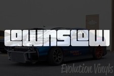 Low N Slow Sticker Decal Vinyl V1 - Jdm Lowered Stance Car Truck Window