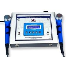 Physiotherapy 1 and 3 MHz Device For stress Relief Physiotherapy Unit