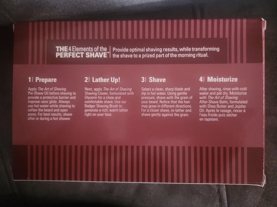 NEW The Art of Shaving Sandalwood Essential Oil Starter Kit Travel Size Dad Guft - Image 2 of 2