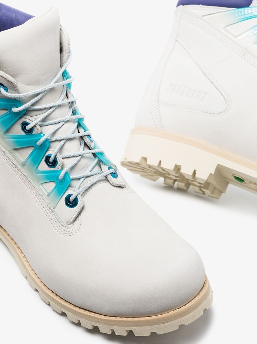 Timberland x Sankuanz LIMITED EDITION White Leather Boots Timberland x Sankuanz LIMITED EDITION White Leather Boots