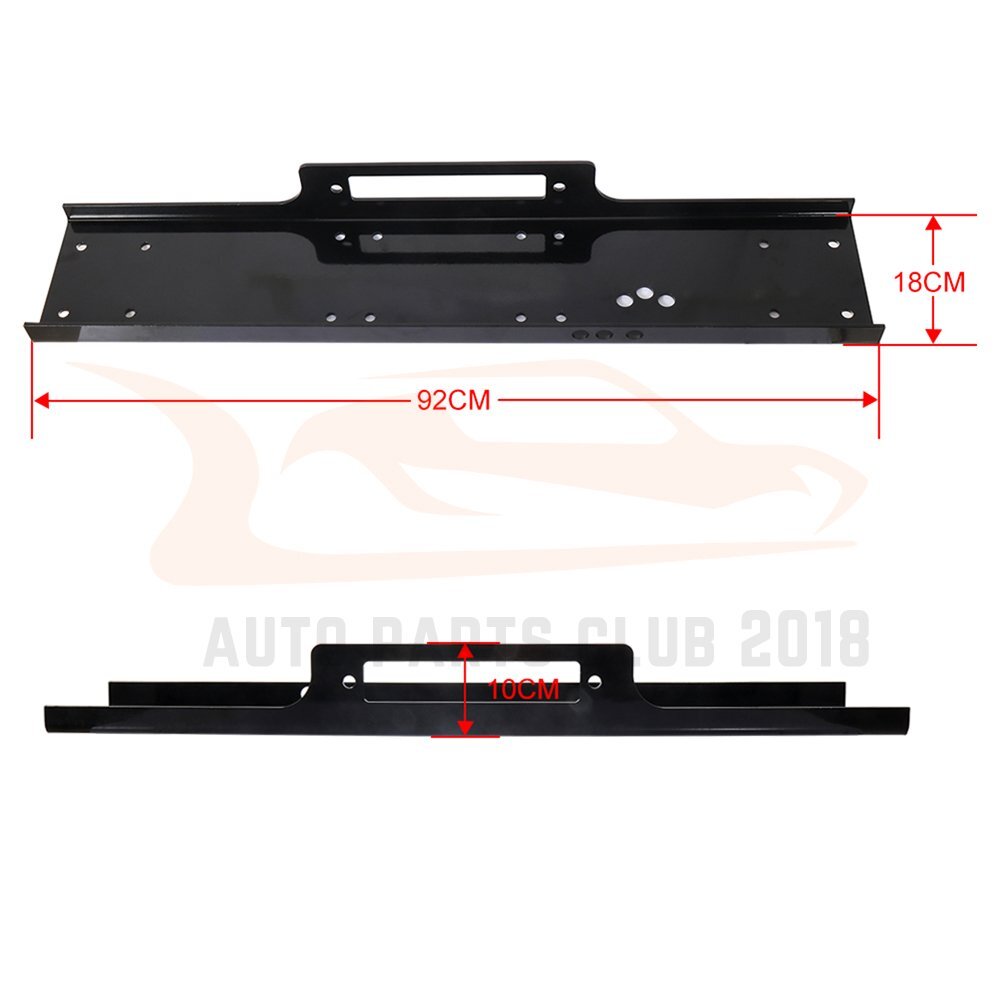 Winch Mounting Plate For Jeep Wrangler TJ & YJ (1987-2006) – 12,000 Lb Capacity