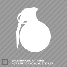 M67 Hand Grenade Sticker Decal Vinyl Small Bomb Fragmentation M67 Hand Grenade Sticker Decal Vinyl Small Bomb Fragmentation