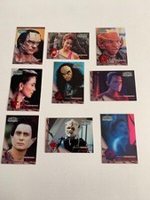 STAR TREK D.S.NINE, MEMORIES FROM THE FUTURE, 9 - CARD CHASE SET.