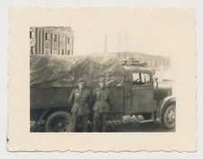 Foto LKW-Truck-Soldaten Wehrmacht 2.WK (4201)