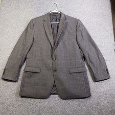 Lauren Ralph Lauren Blazer Mens 46L Gray Wool 2 Button Sports Coat Jacket