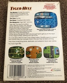 Aut&eacute;ntico carro de trabajo NES Tiger-Heli CIB probado en juego