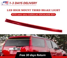 Red LED High Mount Third Brake Light Fits 2007-2014 Cadillac Escalade ESV