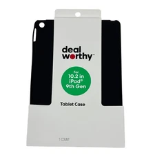 Deal Worthy Apple iPad 9th Gen 2021 10.2 inch Solid Black Basic Tablet Case New