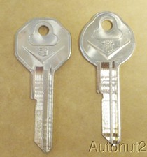 1967 Cadillac Key Blanks 2 Key Set Nos Original 1966