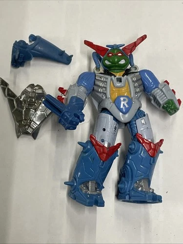 HTF VTG Cyber Samurai Raph WORKS Teenage Mutant Ninja Turtles 1994 Figure Toy