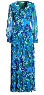Kleid Rixo Mehrfarbig Seidenkleid Neu Gr. 40 (M-L) - Bild 1 von 3