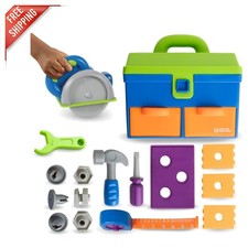 Durable Toddler Tool Set - New Sprouts All-in-One Toolbox for Fine Motor Skills