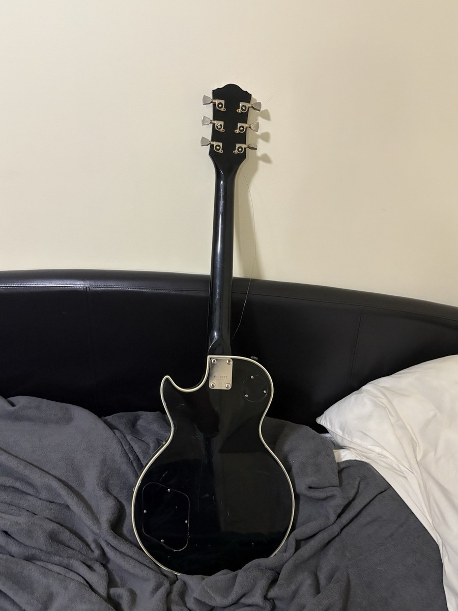 Vintage Ibanez Les Paul Custom Lawsuit Era 1977 Black Electric