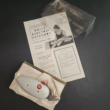 Dritz Electric No716 Scissors Fabric Shears 110V-12W Made Switzerland Cord 7.5ft