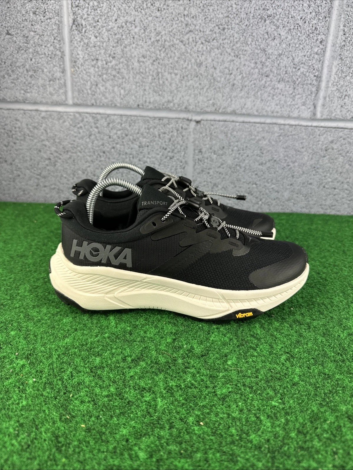 Size 6 - Hoka One One HOKA Transport Black Alabaster Womens