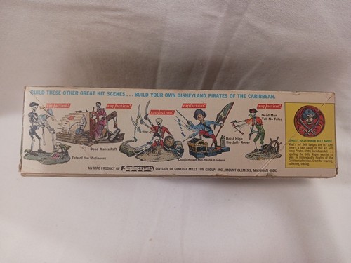 MPC Vtg Model Kit 1972 Disney PIRATES of the CARIBBEAN "Dead Men Tell No Tales" - Picture 3 of 24