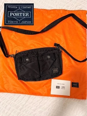 Sac noir authentique PORTER taille 28 ; 20 fabriqué au Japon - Photo 1/4