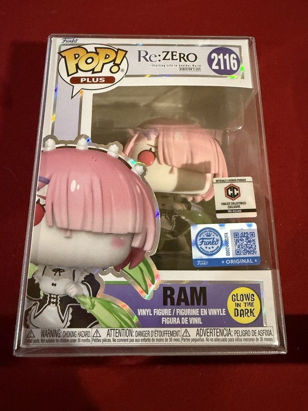 Funko Pop! Re Zero Starting Life In Another World Ram Glow In The Dark 2116