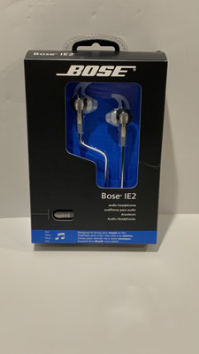 BOSE IE2  Wired In-Ear Audio Headphones  BLACK  Factory Sealed