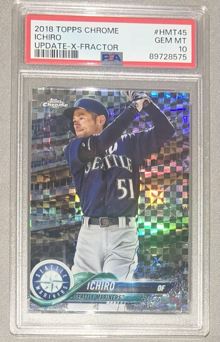 2018 Topps Chrome Update Ichiro Xfractor /99 (PSA 10) | eBay