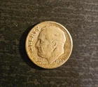 1950 D ROOSEVELT DIME, 90% Silver in circulated condition