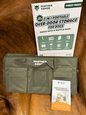 Panther Armor Dog Travel Bag 2 In 1 Portable Over Door Storage
