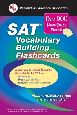 SAT VOCABULARY BUILDER INTERACTIVE FLASHCARDS BOOK (SAT By The Editors Of Rea