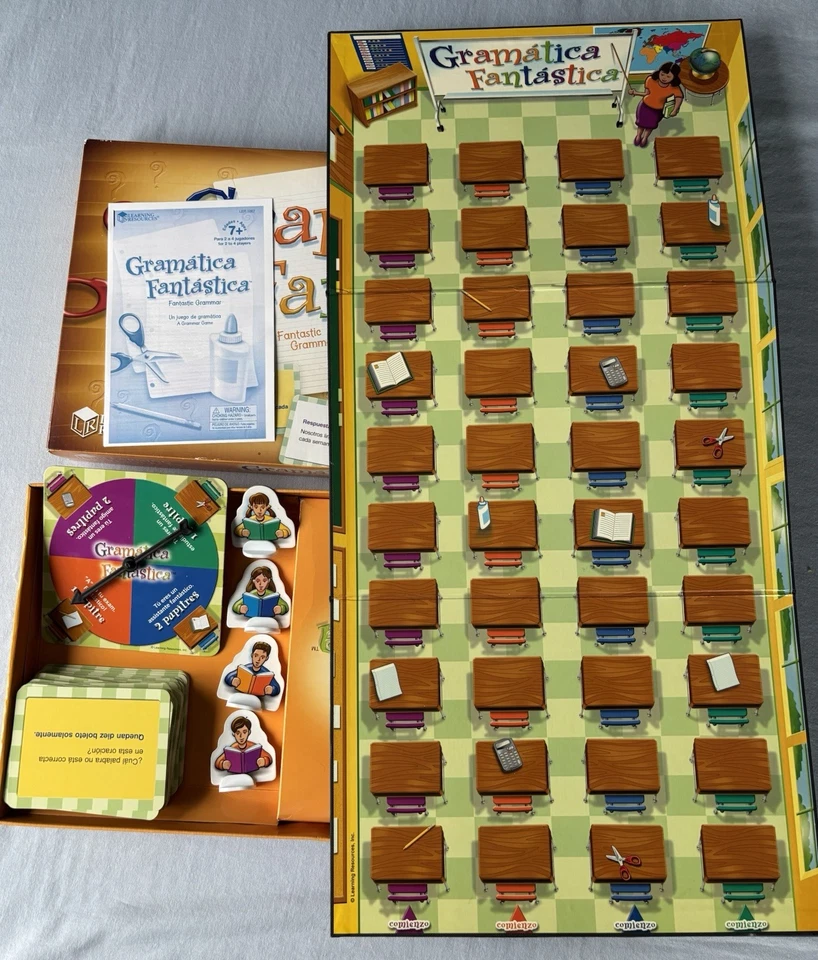 Gramática Fantastica Juego de Alfabetización Española Edad 7+ Recursos de Aprendizaje Foto 3 de 4