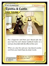 Cynthia & Caitlin #189 Prices | Pokemon Cosmic Eclipse | Pokemon Cards