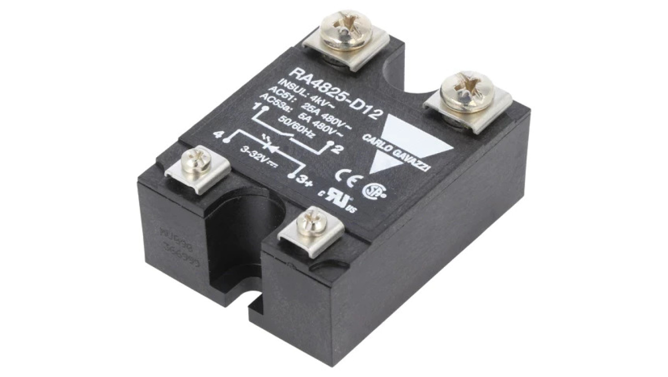 RA4825-D12 Solid State Relay Error: 3...32VDC 25A 42...530VAC /T2UK