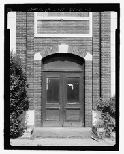3. DETAIL OF WEST DOORWAY. - R. K. LeBlond Machine Tool Company, Front Office