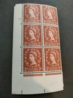 GB QEII 1960-67 2d red-brown. SG613a. Cylinder number 27 dot. MNH block of 6.