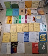 Vintage Violin Sheet Concert Music Books HUGE Lot Of 40 Pieces