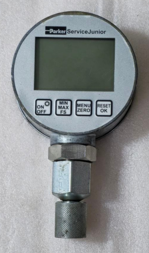 PARKER SERVICE JUNIOR SCJN-600-01 DIGITAL PRESSURE GAUGE SENSO CONTROL #3