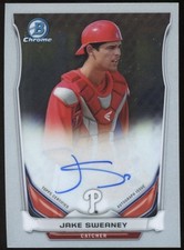 2014 Bowman Chrome Prospect Autographs Jake Sweaney Auto #BCAP-JSW